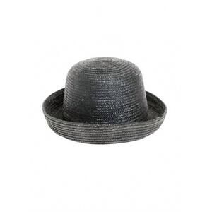 NEW QUEENS INC women's fanny wheat straw bucket hat in black